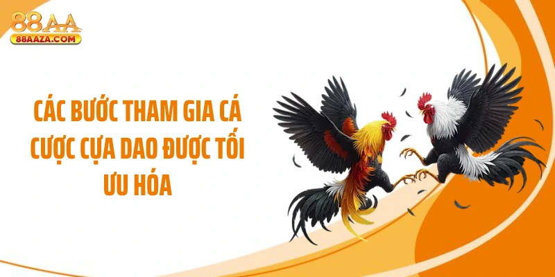 Các bước tham gia cá cược cựa dao được tối ưu hóa